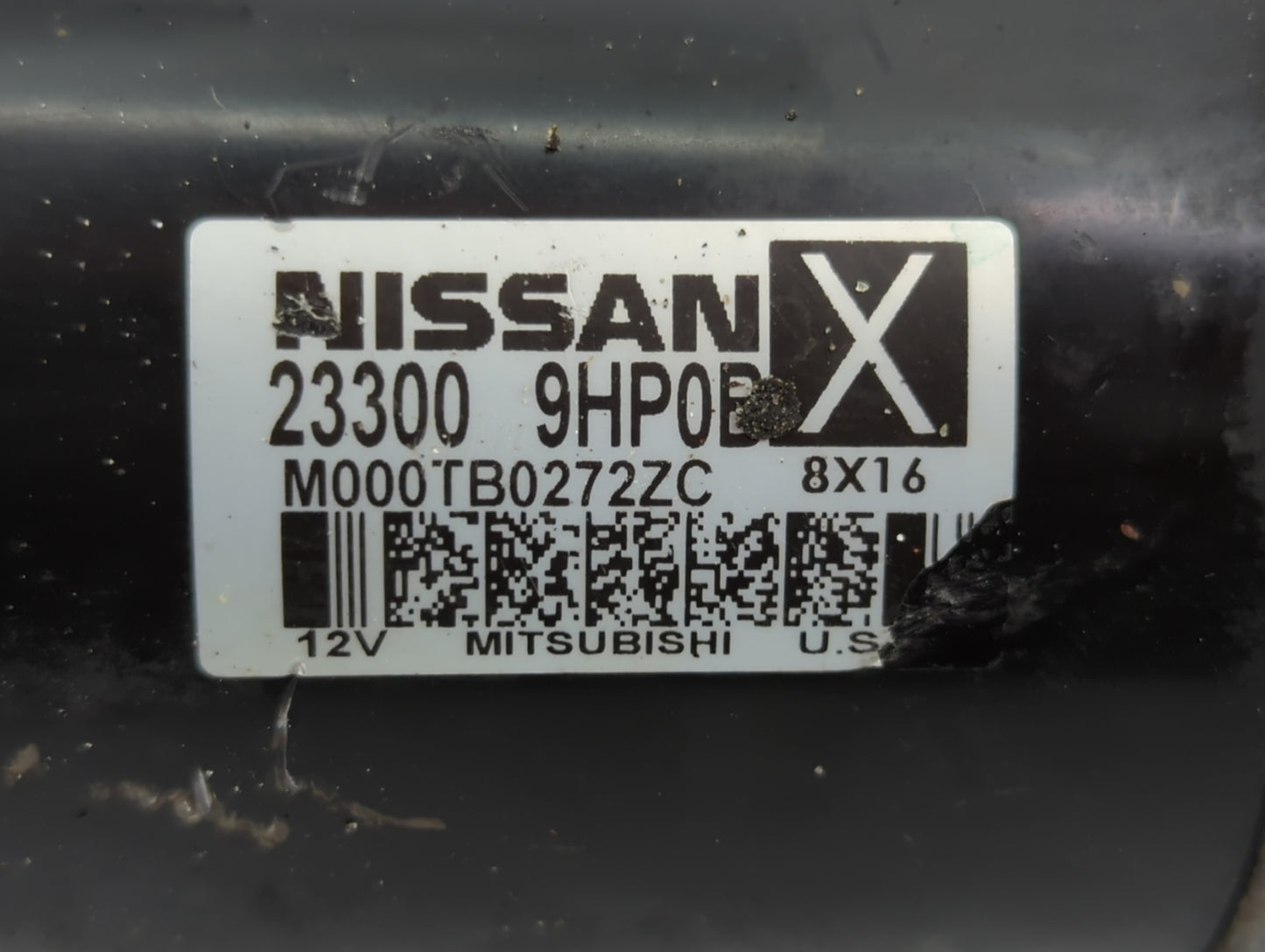 2016-2021 Nissan Maxima Car Starter Motor Solenoid OEM P/N:23300 9HP0B Fits Fits 2015 2016 2017 2018 2019 2020 2021 2022 OEM
