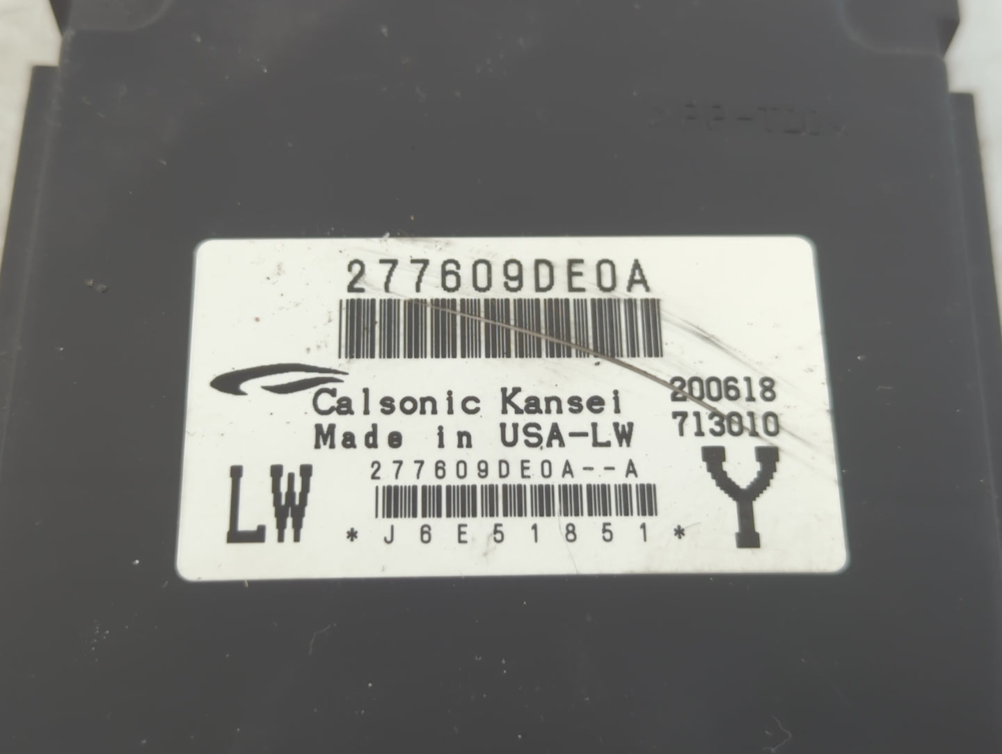 2016-2018 Nissan Maxima Radio AM FM Cd Player Receiver Replacement P/N:277609DE0A Fits Fits 2016 2017 2018 OEM Used Auto Par
