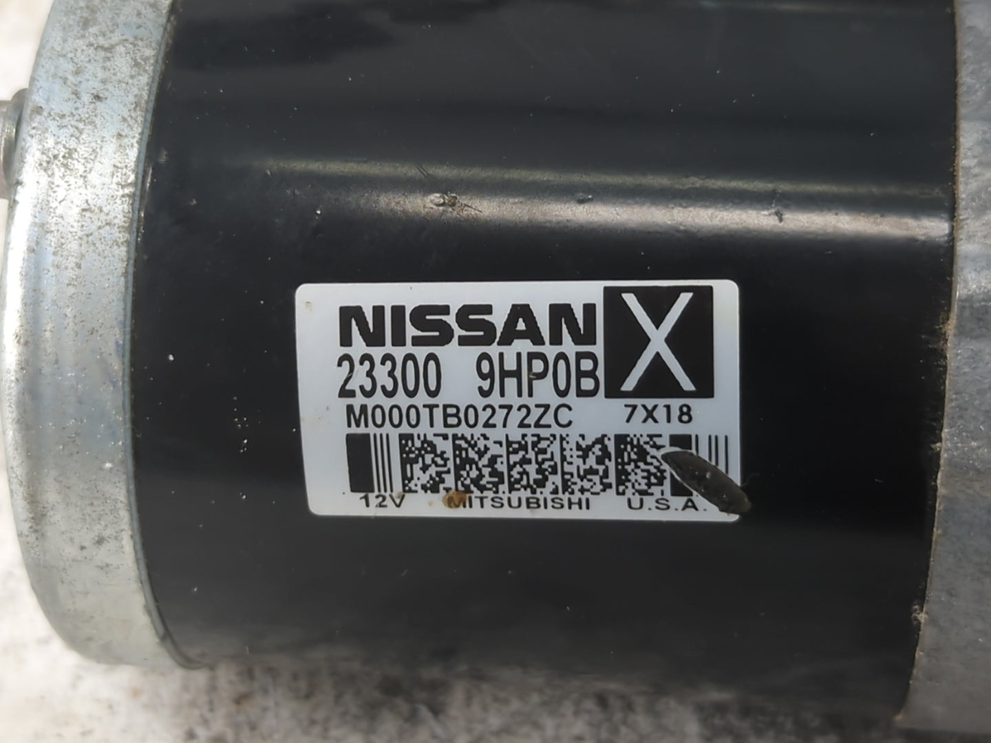 2016-2021 Nissan Maxima Car Starter Motor Solenoid OEM P/N:23300 9HP0B Fits Fits 2015 2016 2017 2018 2019 2020 2021 2022 OEM