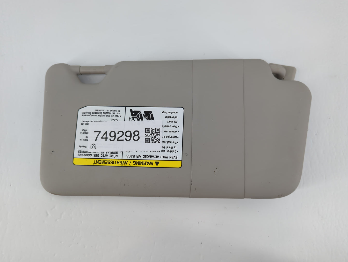 2015-2019 Nissan Micra Sun Visor Shade Replacement Driver Left Mirror Fits Fits 2015 2016 2017 2018 2019 OEM Used Auto Parts