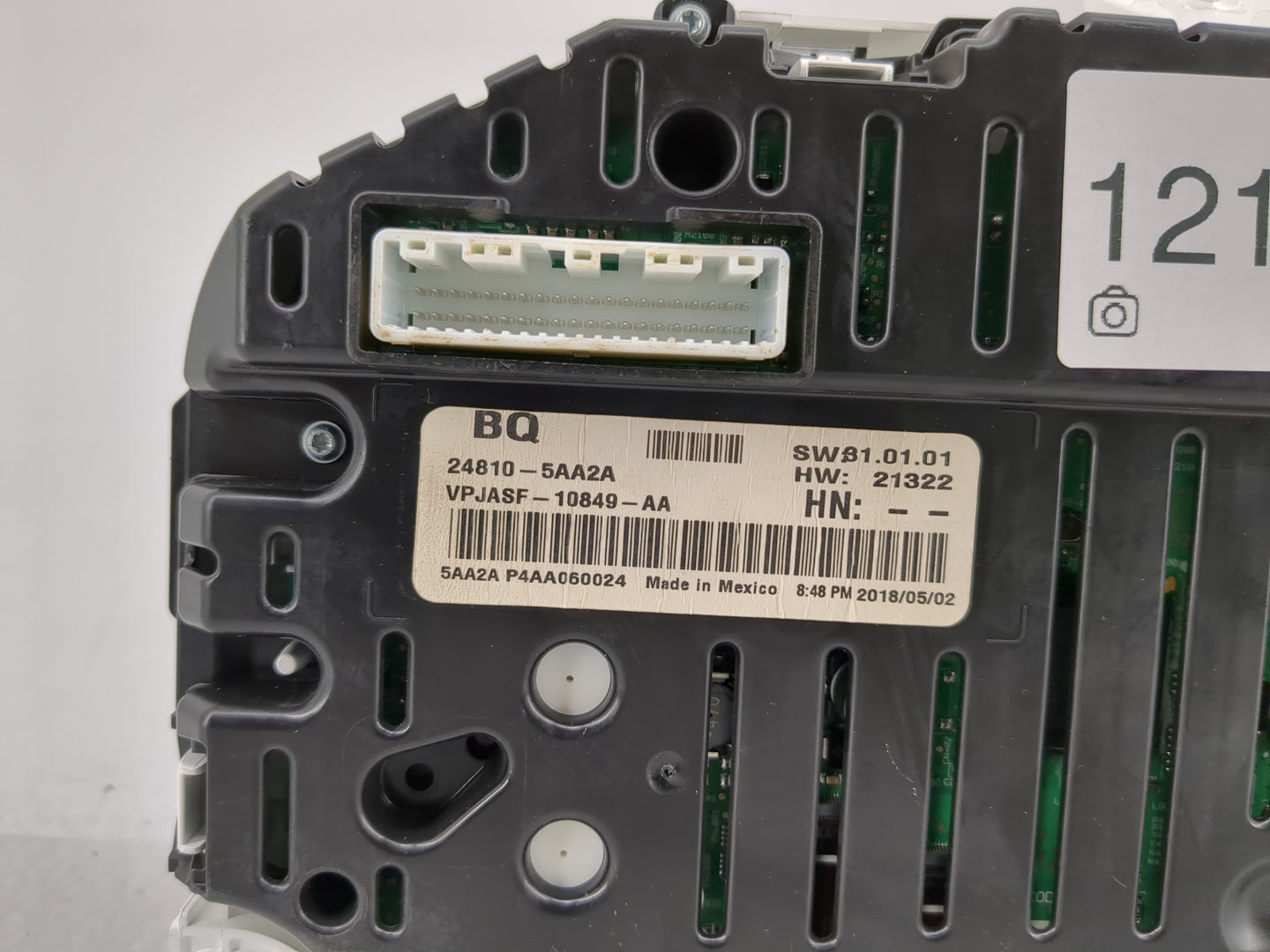 2018 Nissan Murano Instrument Cluster Speedometer Gauges P/N:24810-5AA2A Fits OEM Used Auto Parts - Oemusedautoparts1.com