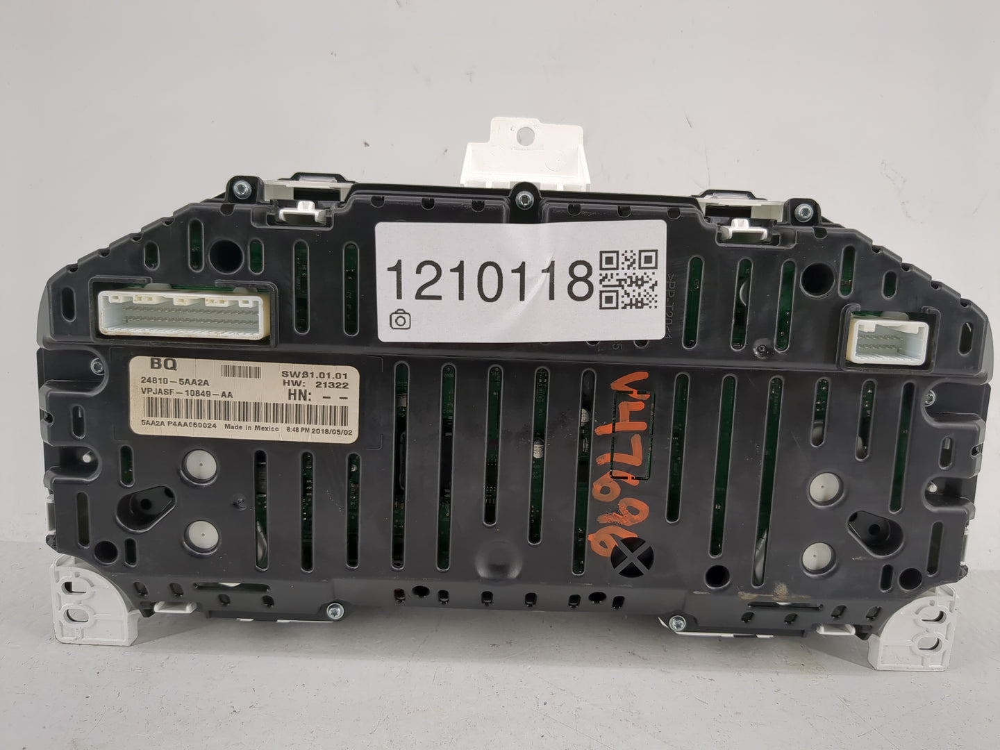 2018 Nissan Murano Instrument Cluster Speedometer Gauges P/N:24810-5AA2A Fits OEM Used Auto Parts - Oemusedautoparts1.com