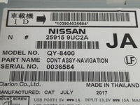 2018 Nissan Murano Radio AM FM Cd Player Receiver Replacement P/N:25915 9UC2A Fits OEM Used Auto Parts - Oemusedautoparts1.c