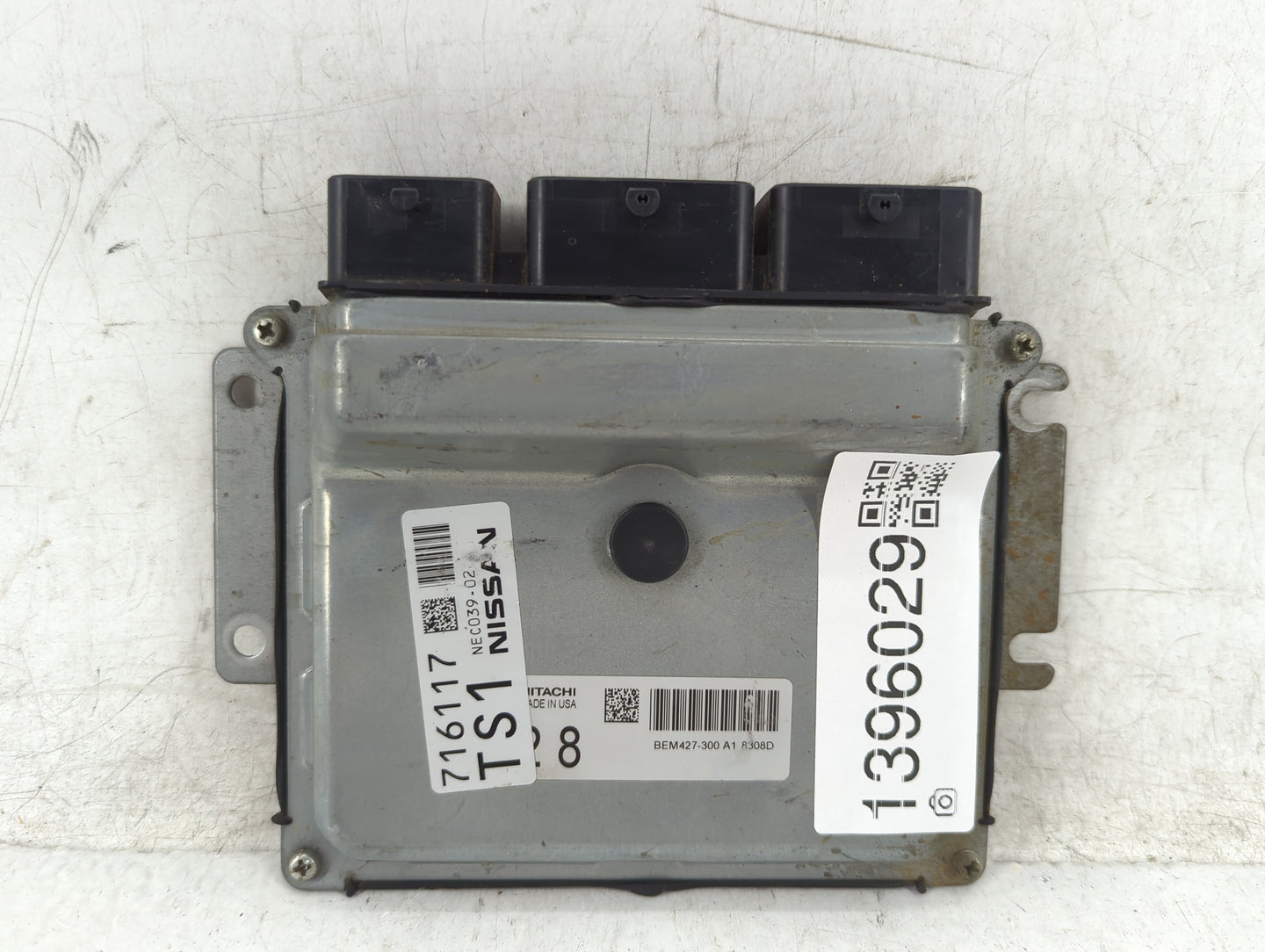 2018 Nissan Murano PCM Engine Control Computer ECU ECM PCU OEM P/N:BEM427-300 A1 716117 Fits OEM Used Auto Parts - Oemusedau