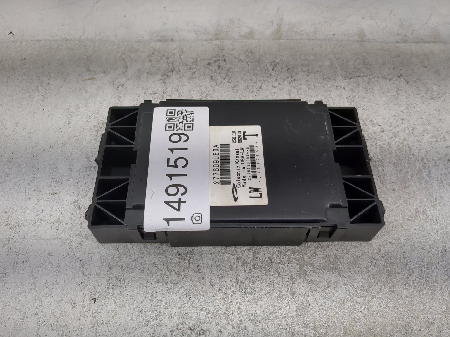 2018-2018 Nissan Murano Temperature Control Module 277609ue0a 1491519 - Oemusedautoparts1.com