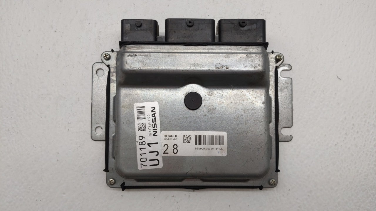 2018-2019 Nissan Murano PCM Engine Control Computer ECU ECM PCU OEM P/N:BEM427-300 BEM427-300 A1, NEC032-647 Fits Fits 2018 