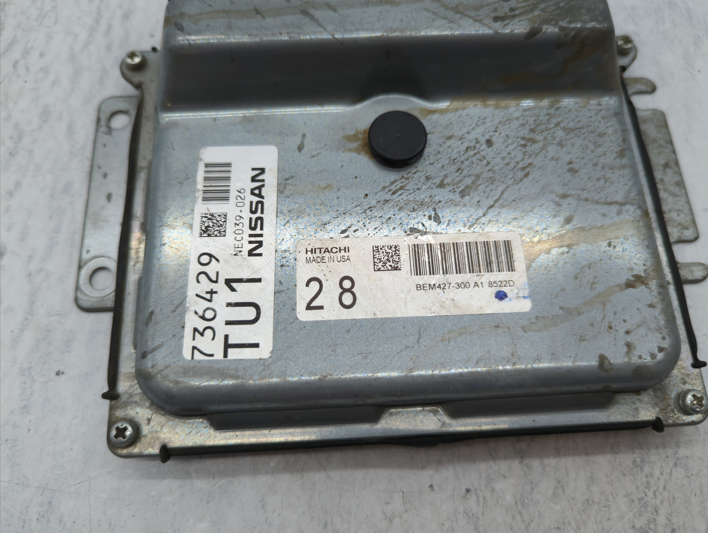 2018-2019 Nissan Murano PCM Engine Control Computer ECU ECM PCU OEM P/N:BEM427-300 BEM427-300 A1, NEC032-647 Fits Fits 2018 