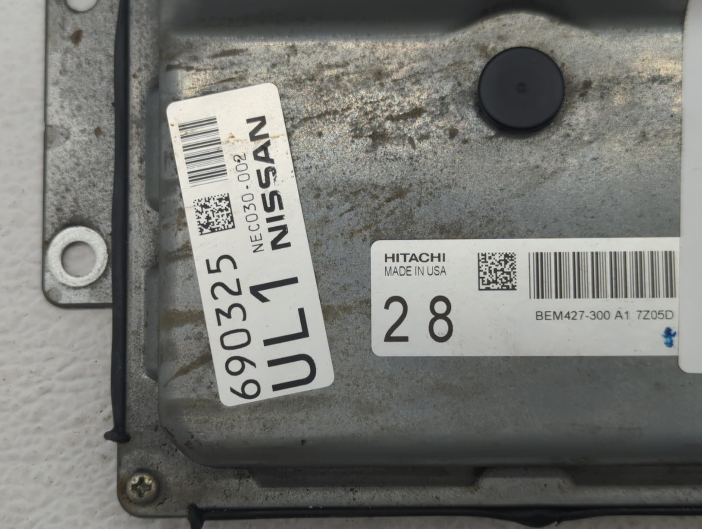 2018-2019 Nissan Murano PCM Engine Control Computer ECU ECM PCU OEM P/N:BEM427-300 BEM427-300 A1, NEC032-647 Fits Fits 2018 