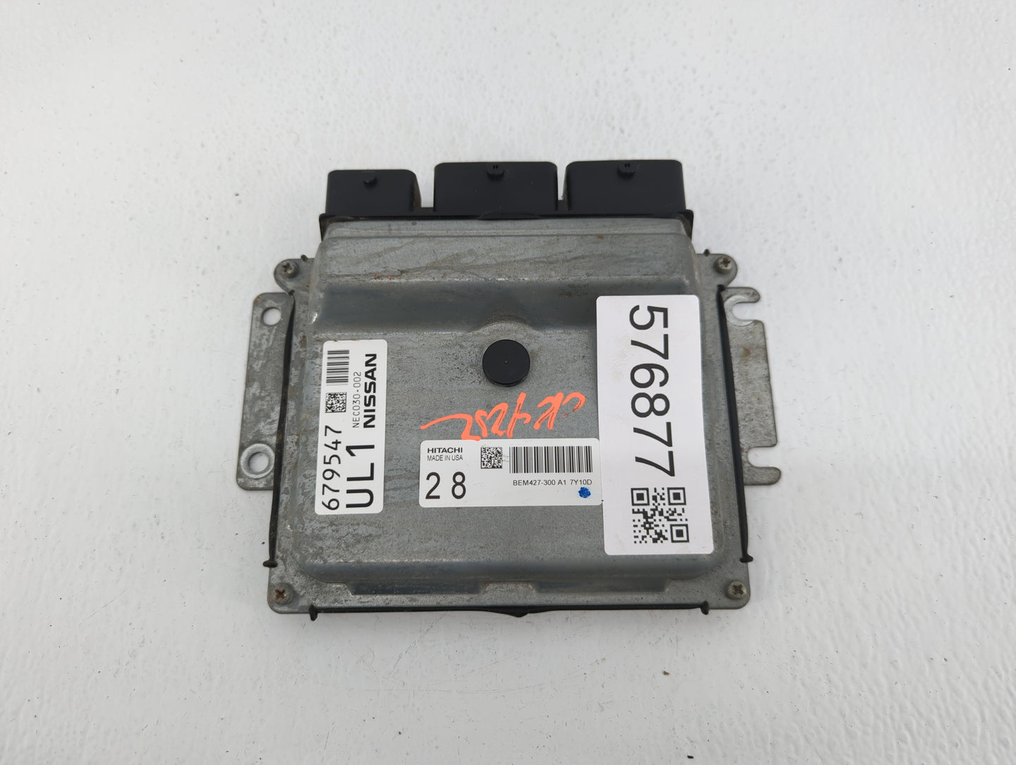 2018-2019 Nissan Murano PCM Engine Control Computer ECU ECM PCU OEM P/N:NEC030-002 Fits Fits 2018 2019 OEM Used Auto Parts -