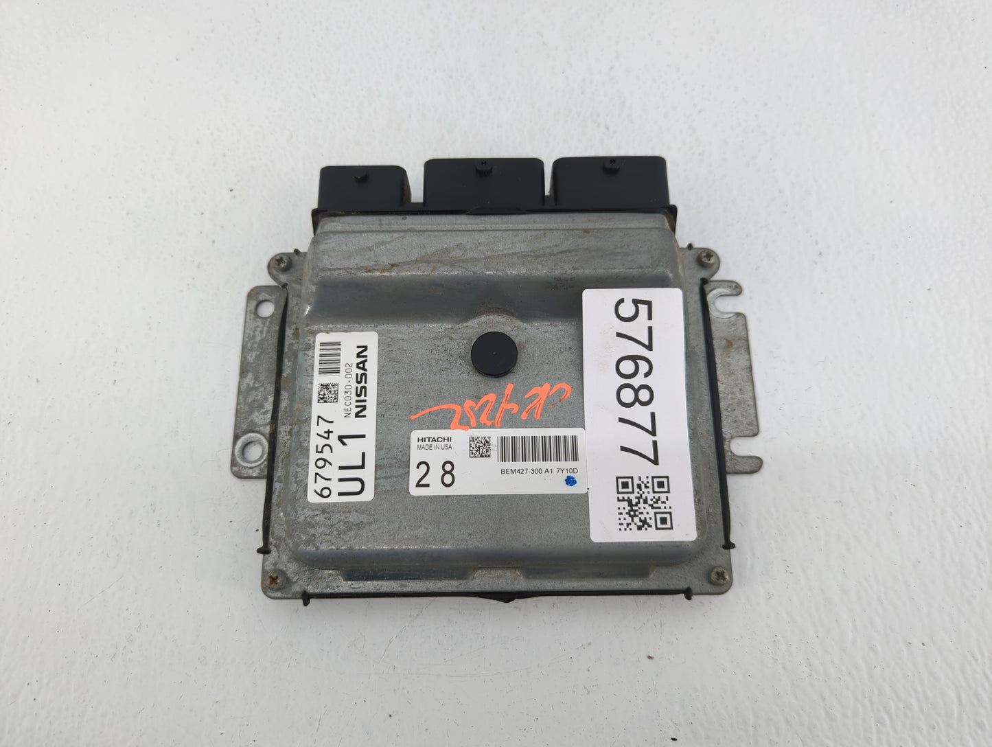 2018-2019 Nissan Murano PCM Engine Control Computer ECU ECM PCU OEM P/N:NEC030-002 Fits Fits 2018 2019 OEM Used Auto Parts -