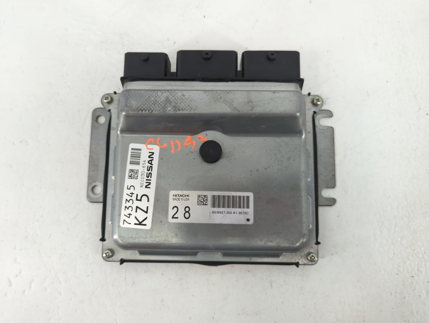 2018-2019 Nissan Murano PCM Engine Control Computer ECU ECM PCU OEM P/N:BEM427-300 A1 5612D Fits Fits 2018 2019 OEM Used Aut