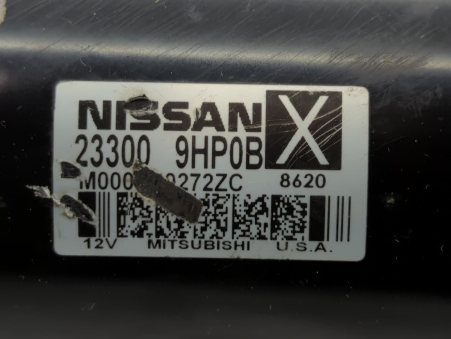 2015-2022 Nissan Murano Car Starter Motor Solenoid OEM P/N:23300 9HP0B M000TB0271ZC Fits OEM Used Auto Parts - Oemusedautopa