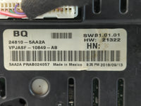 2018 Nissan Murano Instrument Cluster Speedometer Gauges P/N:24810-5AA2A Fits OEM Used Auto Parts - Oemusedautoparts1.com