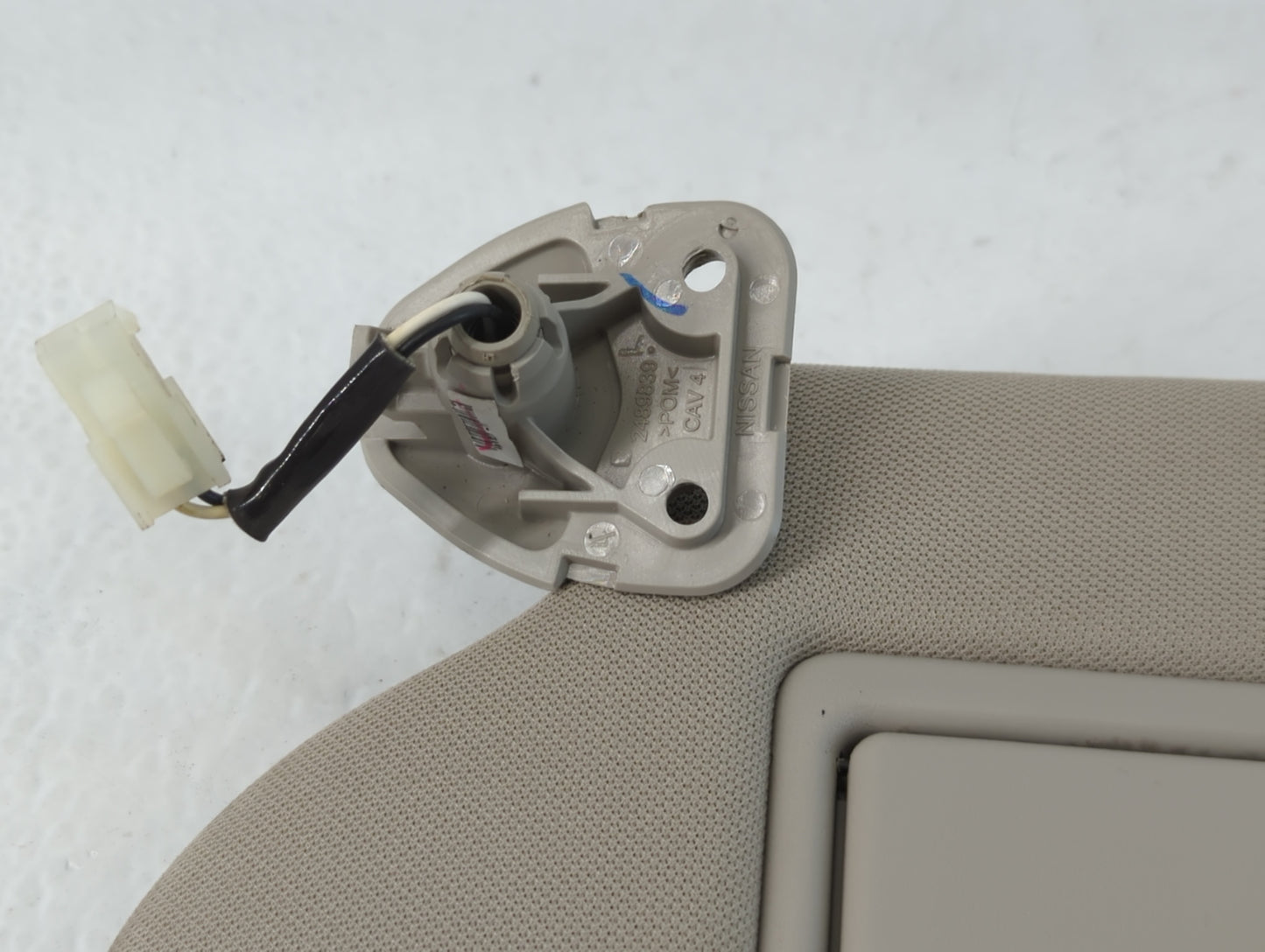 2015-2018 Nissan Murano Sun Visor Shade Replacement Driver Left Mirror Fits Fits 2015 2016 2017 2018 OEM Used Auto Parts - O