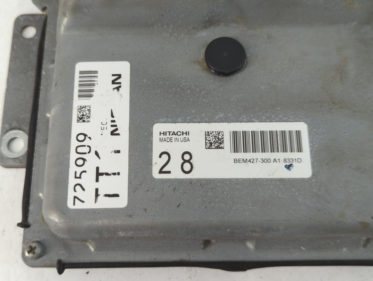 2018 Nissan Murano PCM Engine Control Computer ECU ECM PCU OEM P/N:725909 BEM427-300 A1 8331D Fits Fits 2019 2020 OEM Used A