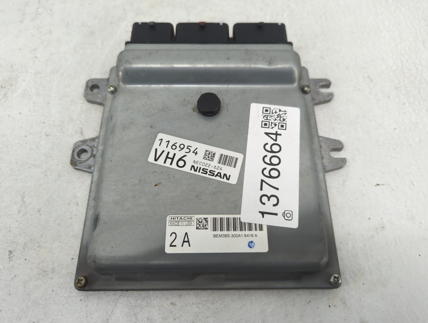 2018-2019 Nissan Nv1500 PCM Engine Control Computer ECU ECM PCU OEM P/N:NEC022-624 Fits Fits 2018 2019 OEM Used Auto Parts -