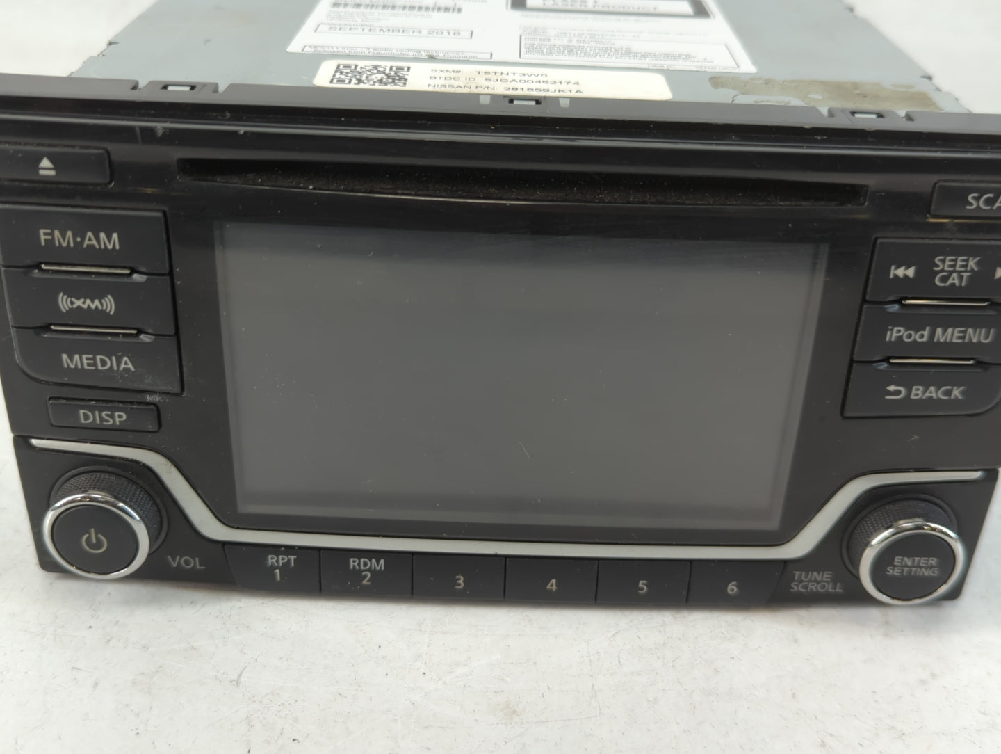 2018 Nissan Nv1500 Radio AM FM Cd Player Receiver Replacement P/N:28185 9JK1A Fits OEM Used Auto Parts - Oemusedautoparts1.c