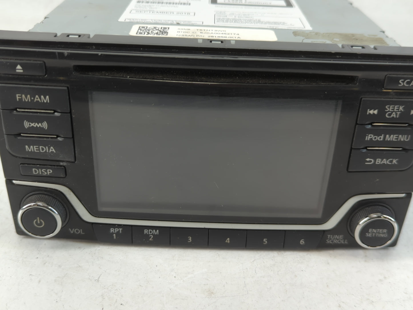 2018 Nissan Nv1500 Radio AM FM Cd Player Receiver Replacement P/N:28185 9JK1A Fits OEM Used Auto Parts - Oemusedautoparts1.c
