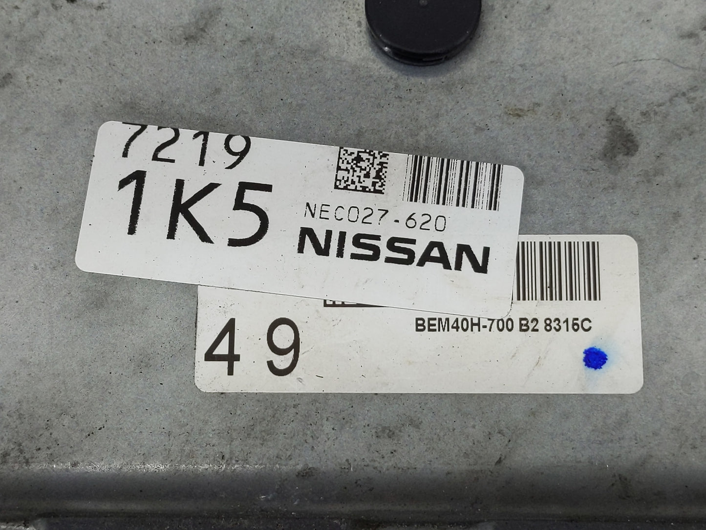 2018-2019 Nissan Nv200 PCM Engine Control Computer ECU ECM PCU OEM P/N:NEC027-620 Fits Fits 2018 2019 OEM Used Auto Parts - 