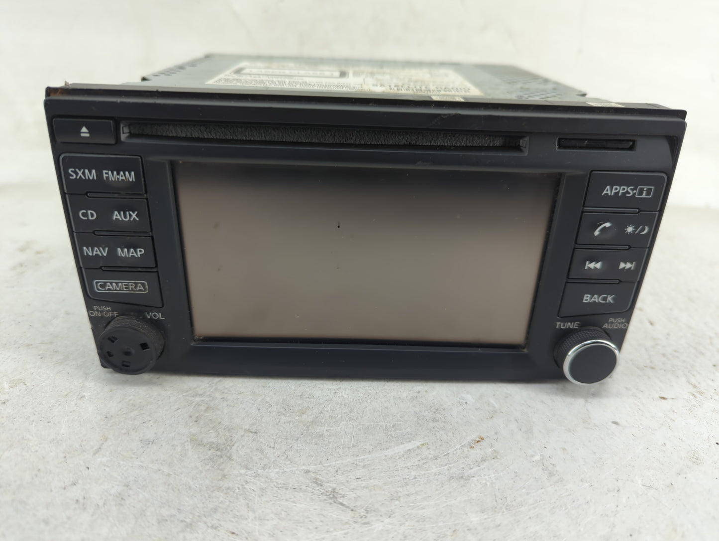 2018-2019 Nissan Nv200 Radio AM FM Cd Player Receiver Replacement Fits Fits 2018 2019 OEM Used Auto Parts - Oemusedautoparts