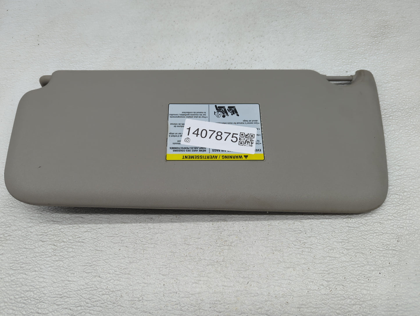 2018 Nissan Nv200 Sun Visor Shade Replacement Passenger Right Mirror Fits OEM Used Auto Parts - Oemusedautoparts1.com