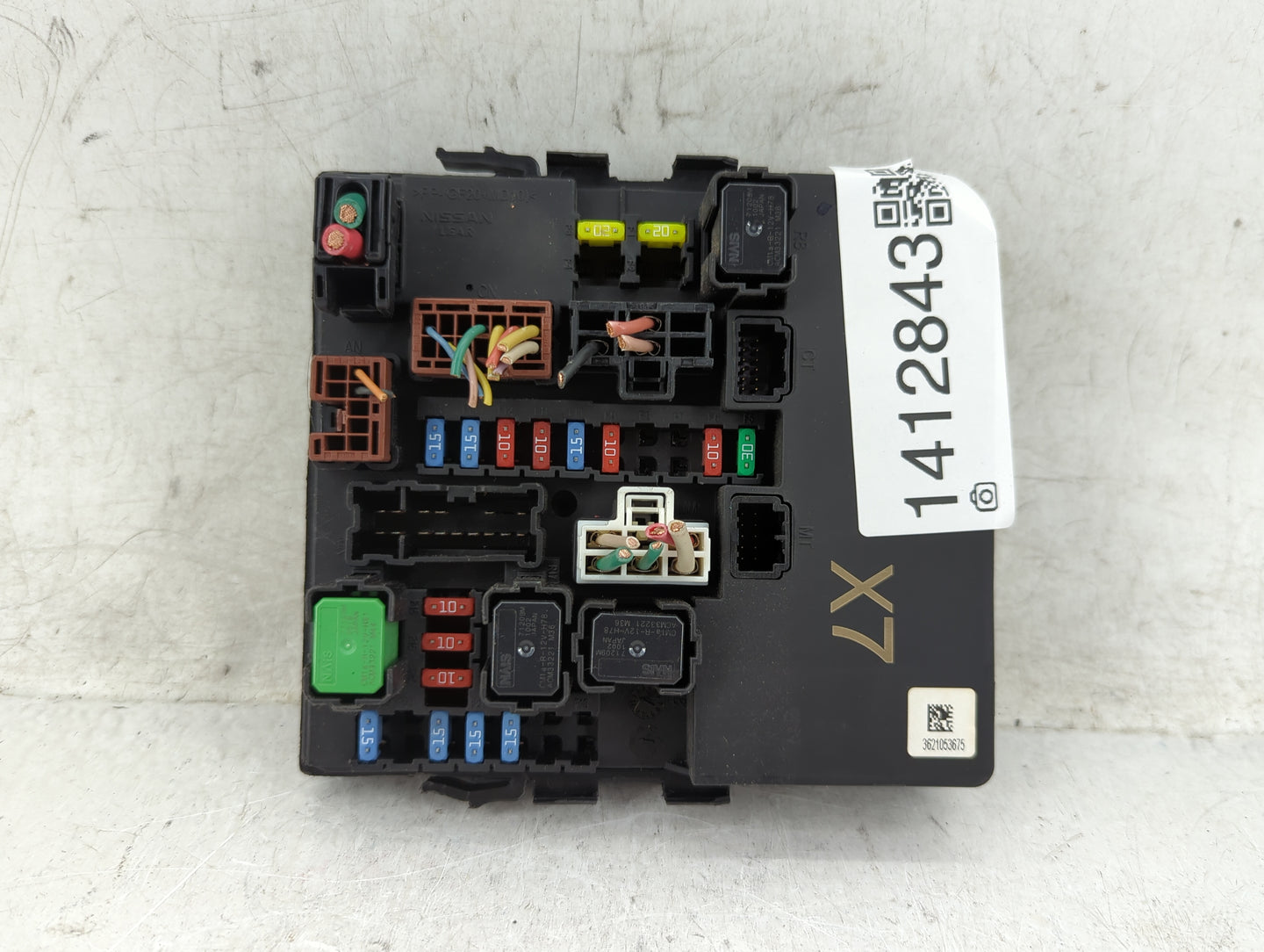 2018 Nissan Nv200 Fusebox Fuse Box Panel Relay Module P/N:284B7 4AJ0A Fits OEM Used Auto Parts - Oemusedautoparts1.com