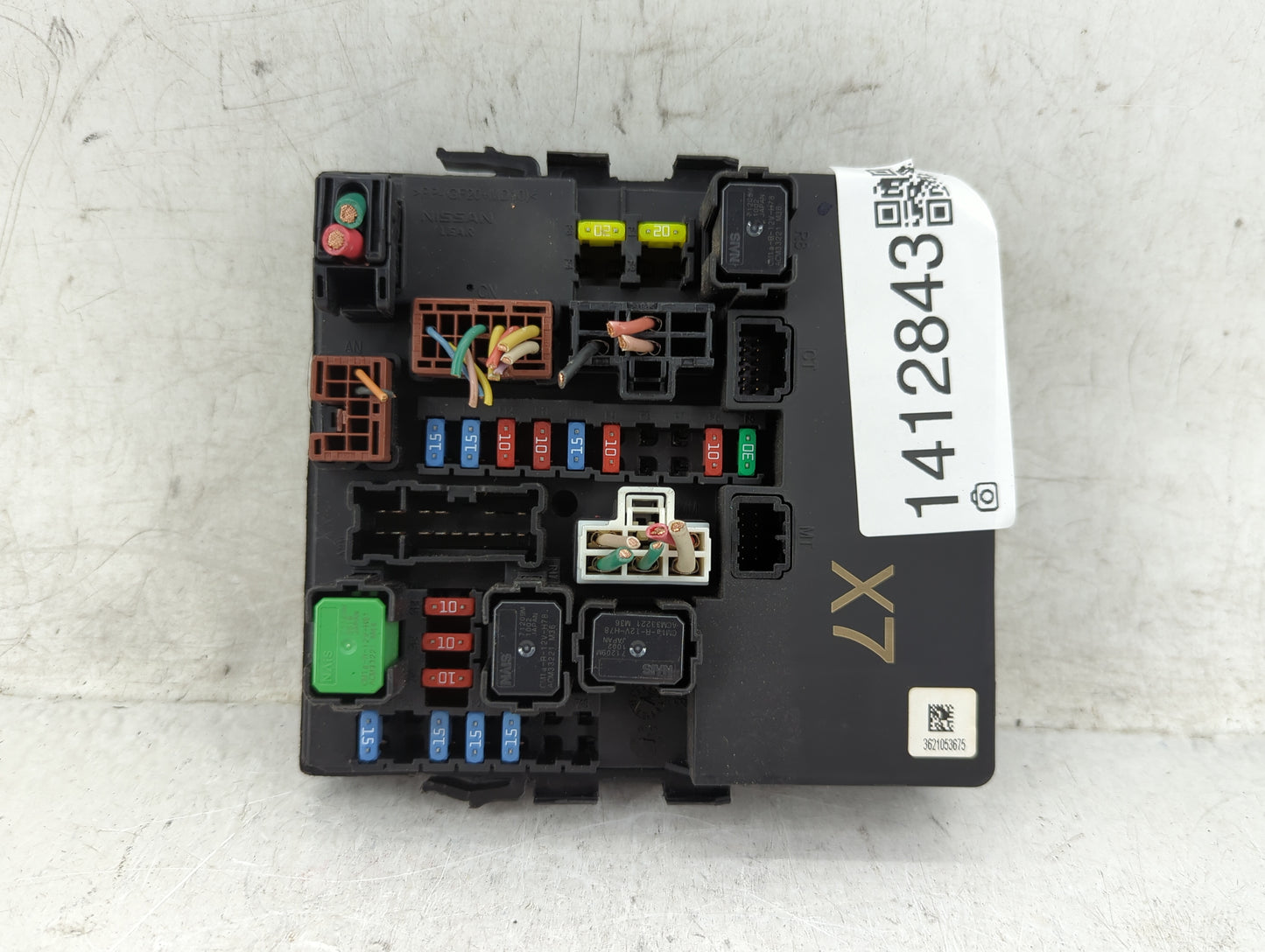 2018 Nissan Nv200 Fusebox Fuse Box Panel Relay Module P/N:284B7 4AJ0A Fits OEM Used Auto Parts - Oemusedautoparts1.com