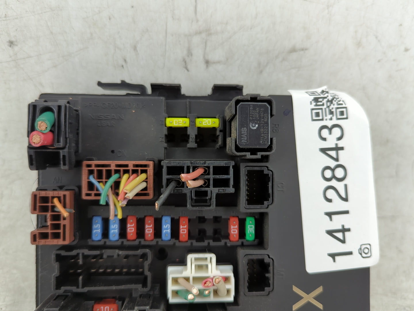 2018 Nissan Nv200 Fusebox Fuse Box Panel Relay Module P/N:284B7 4AJ0A Fits OEM Used Auto Parts - Oemusedautoparts1.com