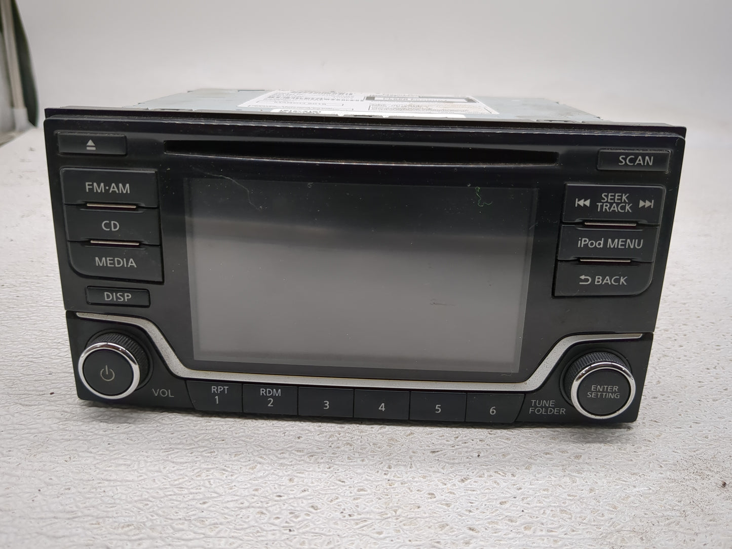 2018-2019 Nissan Nv200 Radio AM FM Cd Player Receiver Replacement P/N:28185 9SJ0A Fits Fits 2018 2019 OEM Used Auto Parts - 