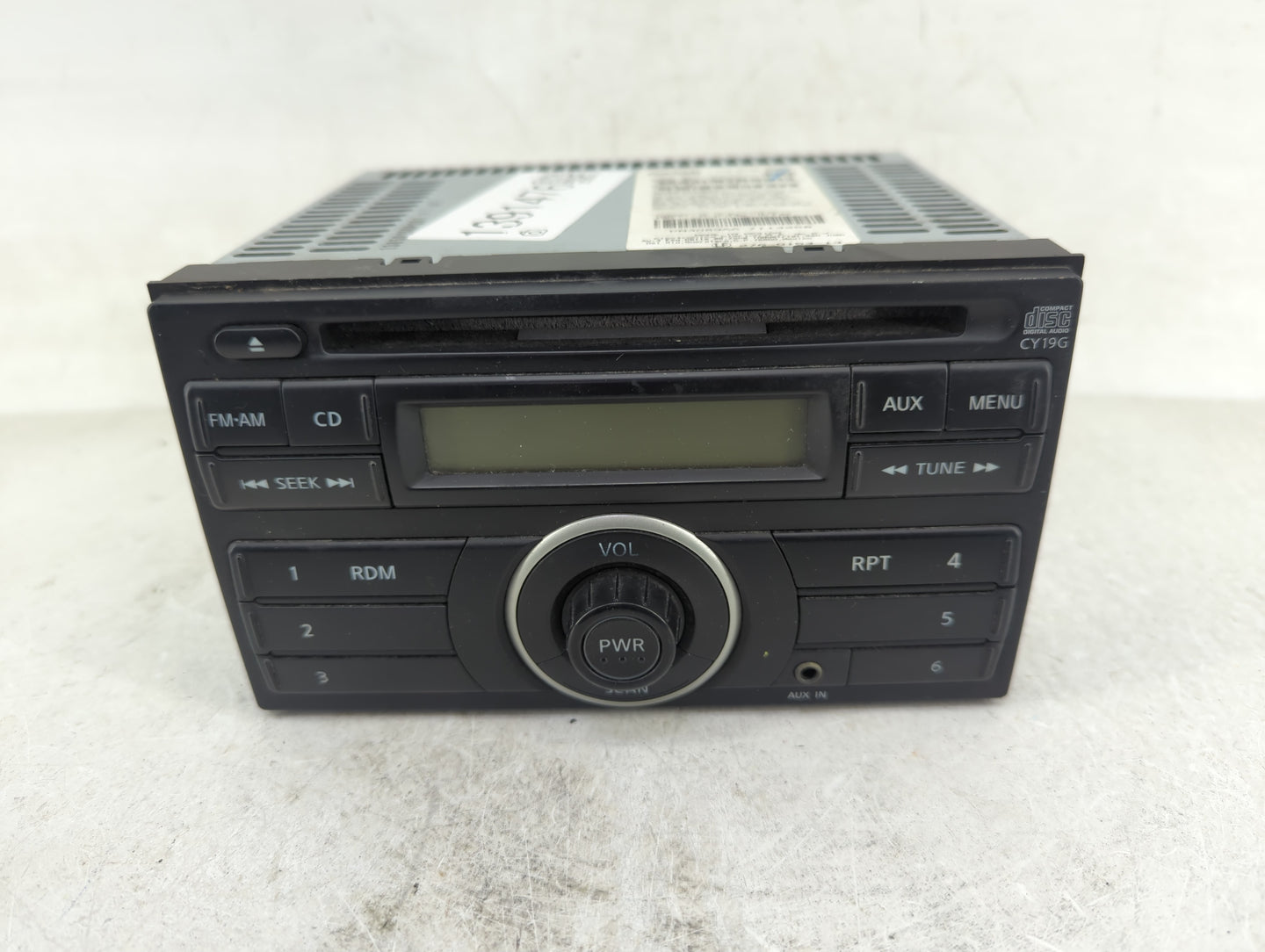 2018 Nissan Nv2500 Radio AM FM Cd Player Receiver Replacement P/N:28185 3AN0A Fits OEM Used Auto Parts - Oemusedautoparts1.c