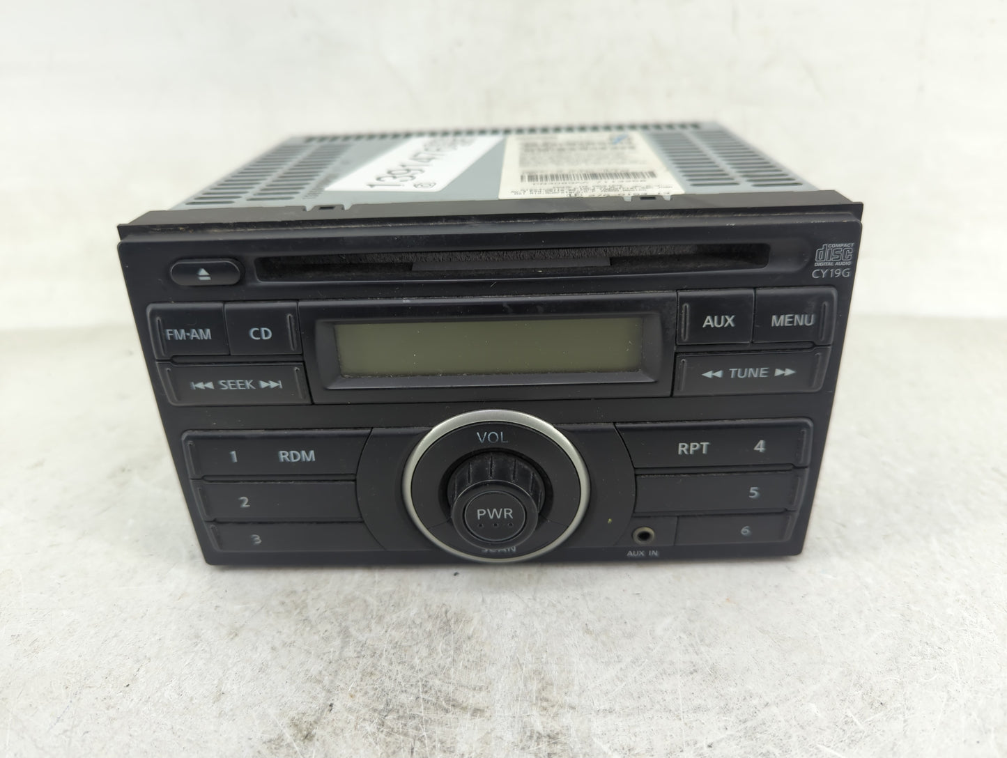 2018 Nissan Nv2500 Radio AM FM Cd Player Receiver Replacement P/N:28185 3AN0A Fits OEM Used Auto Parts - Oemusedautoparts1.c