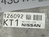 2018-2020 Nissan Nv3500 PCM Engine Control Computer ECU ECM PCU OEM P/N:NEC035-038 BEC443-300 Fits Fits 2018 2019 2020 OEM U