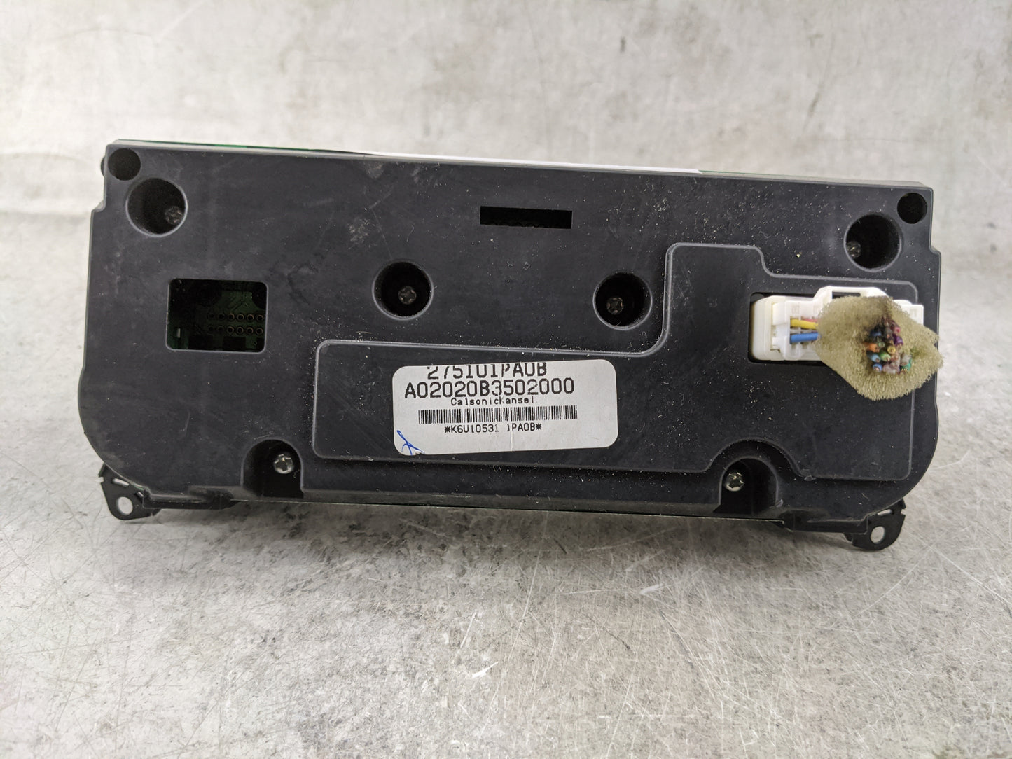 2018 Nissan Nv 1500 Climate Control Module Temperature AC/Heater Replacement P/N:275101PA0B A02020B3502000 Fits OEM Used Aut