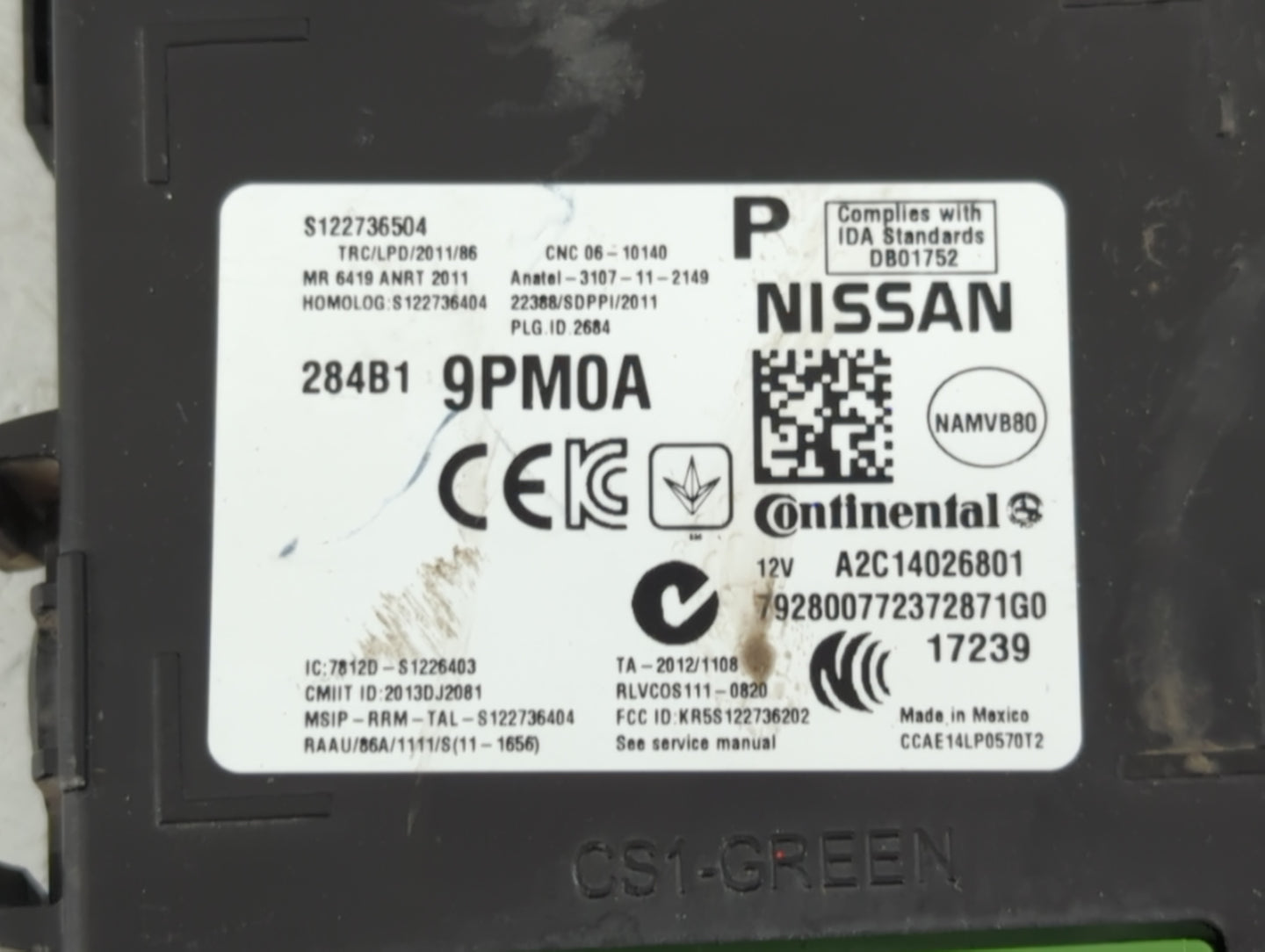 2016 Pathfinder Bluetooth Phone Communication Control Module Ccm Oem - Oemusedautoparts1.com