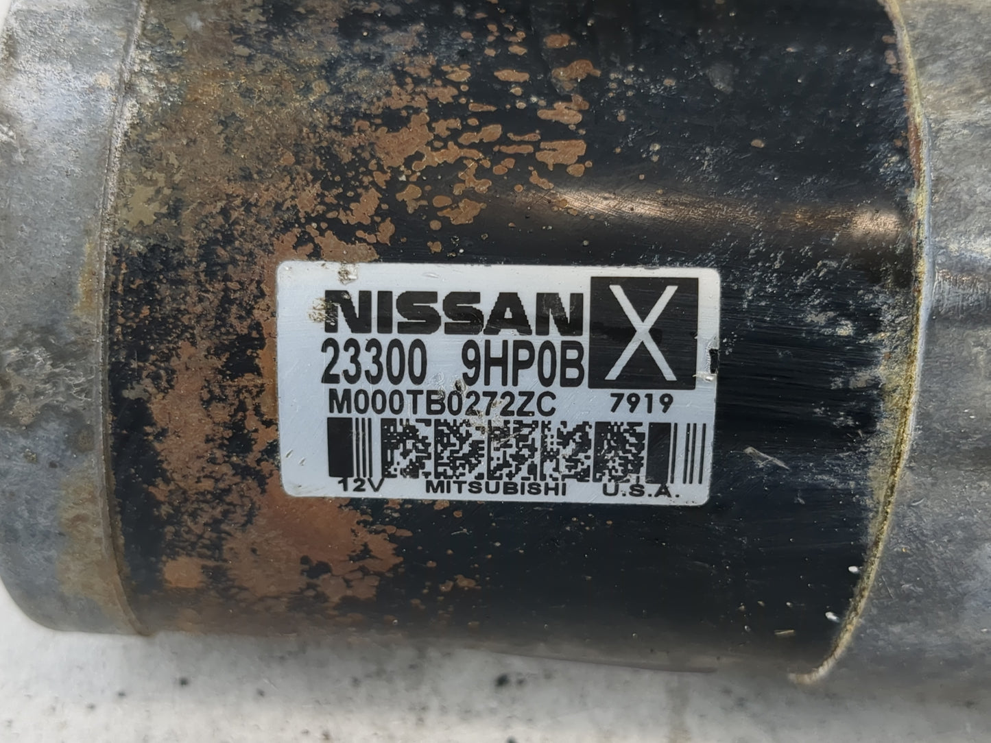 2015-2020 Nissan Pathfinder Car Starter Motor Solenoid OEM P/N:23300 9HP0B Fits Fits 2015 2016 2017 2018 2019 2020 2021 2022