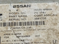 2017-2020 Nissan Pathfinder Radio AM FM Cd Player Receiver Replacement P/N:28330 9PB0A Fits Fits 2017 2018 2019 2020 OEM Use