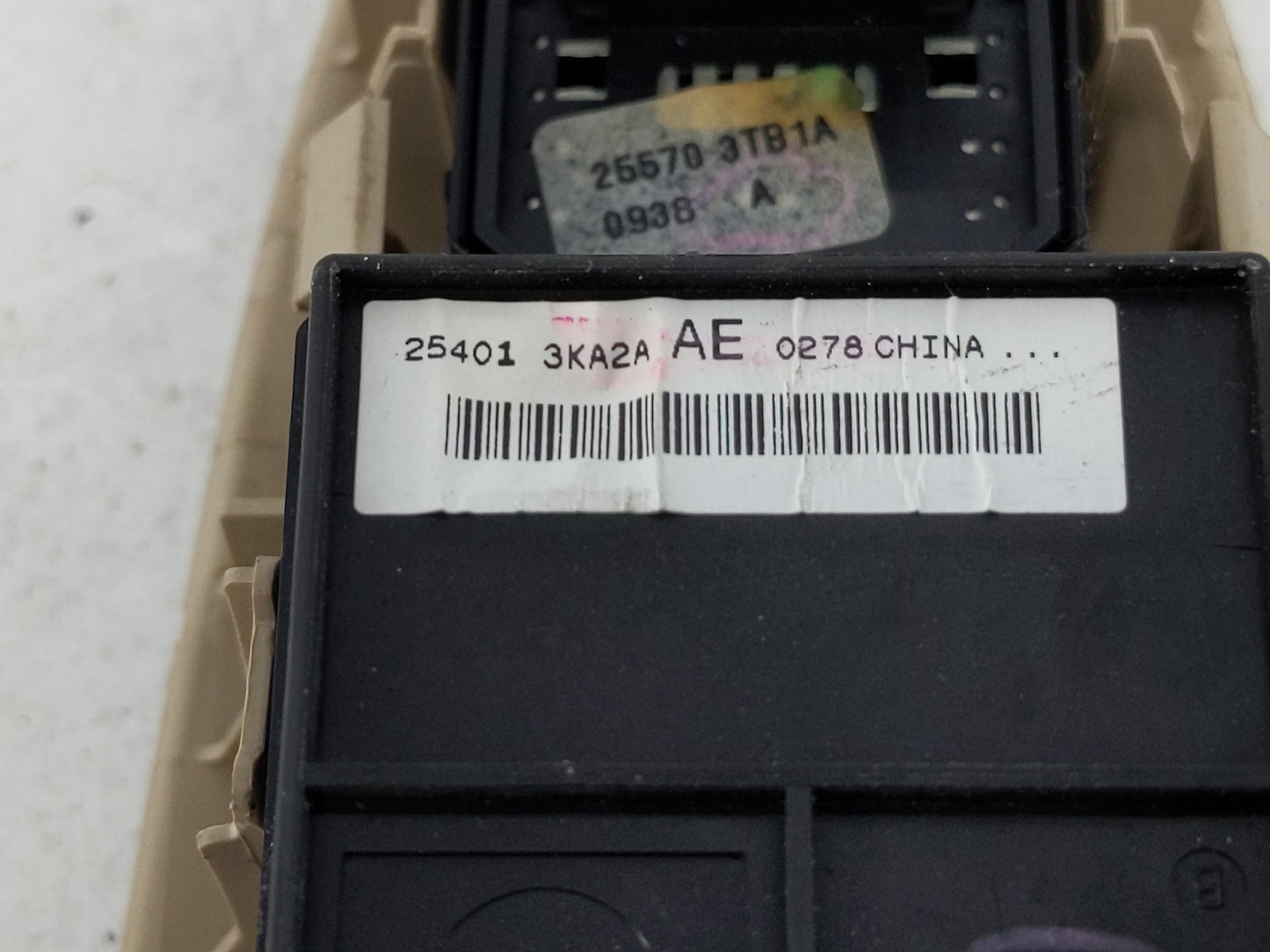 2013-2020 Nissan Pathfinder Master Power Window Switch Replacement Driver Side Left P/N:25401 3KA2A Fits OEM Used Auto Parts