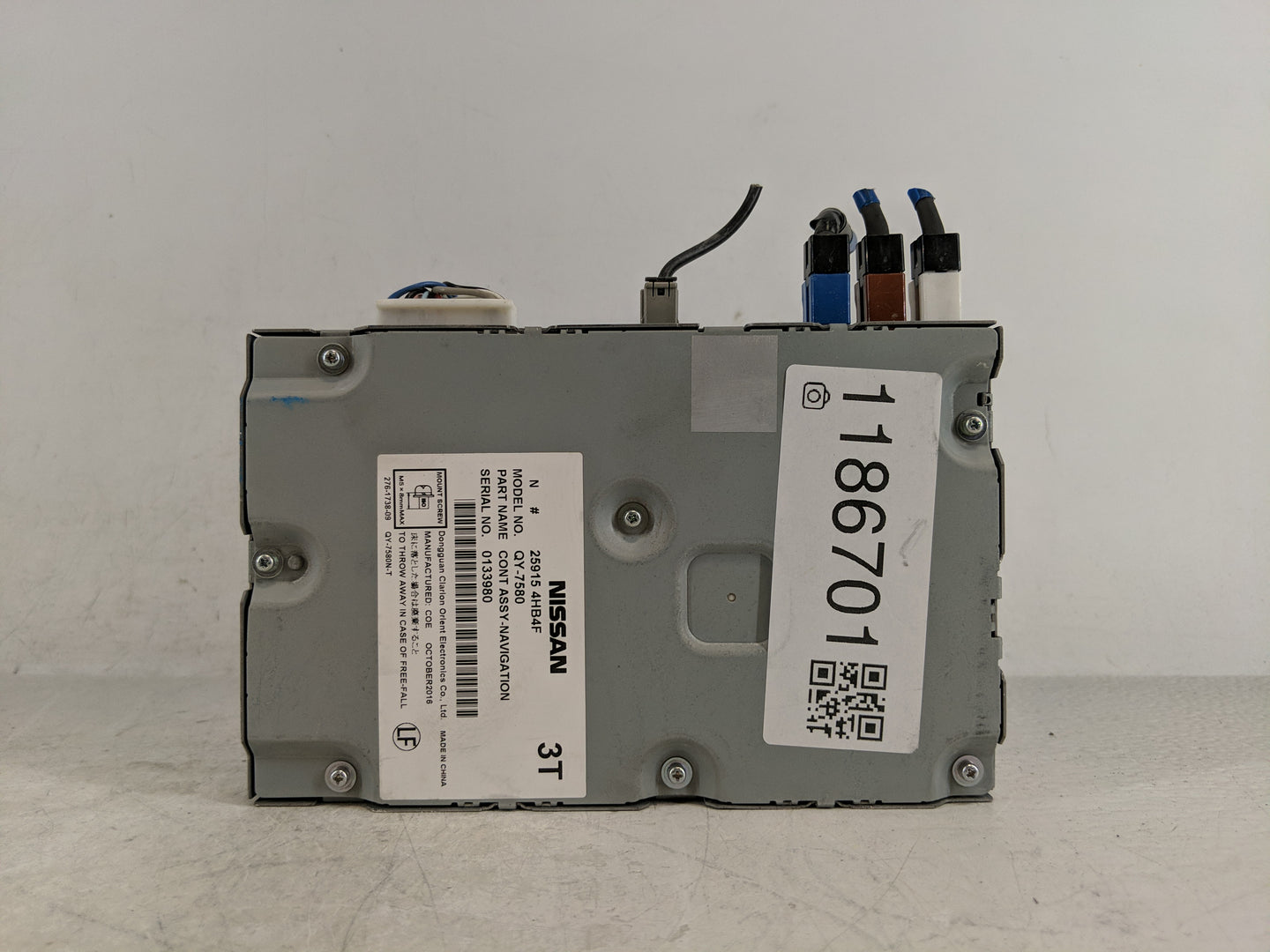 2018-2020 Nissan Pathfinder Radio AM FM Cd Player Receiver Replacement P/N:9PJ3E 210233 Fits Fits 2018 2019 2020 OEM Used Au