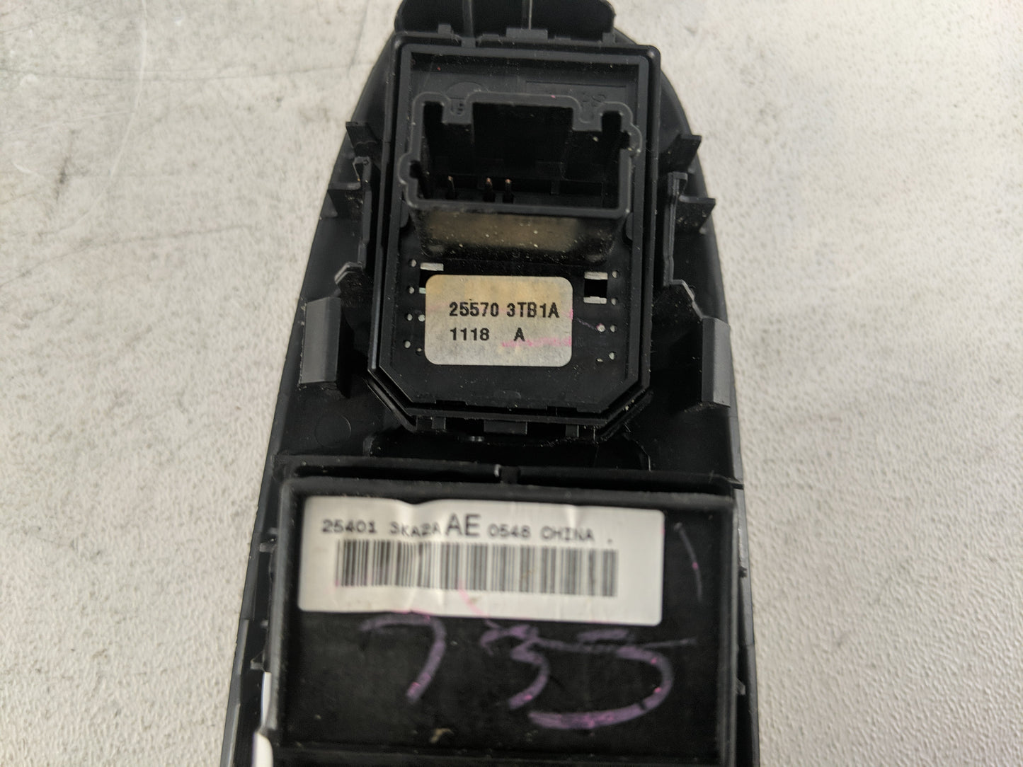 2013-2020 Nissan Pathfinder Master Power Window Switch Replacement Driver Side Left P/N:25570 3TB1A Fits OEM Used Auto Parts