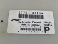 2018-2018 Nissan Pathfinder Temperature Control Module 277603ka3a - Oemusedautoparts1.com