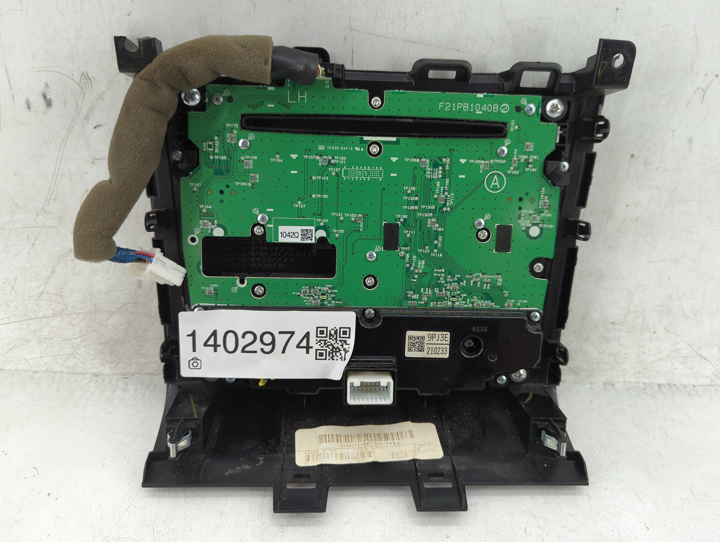 2018-2020 Nissan Pathfinder Radio AM FM Cd Player Receiver Replacement P/N:68260 9PM1E 9PJ3E Fits Fits 2018 2019 2020 OEM Us