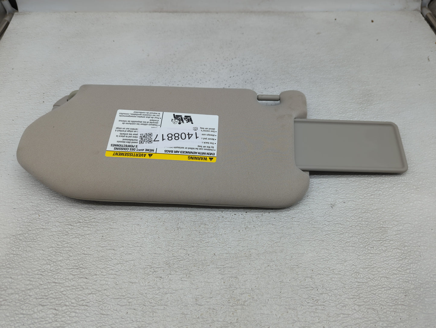2013-2018 Nissan Pathfinder Sun Visor Shade Replacement Passenger Right Mirror Fits Fits 2013 2014 2015 2016 2017 2018 2019 