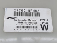 2018-2018 Nissan Pathfinder Temperature Control Module 27760-9pm0a - Oemusedautoparts1.com