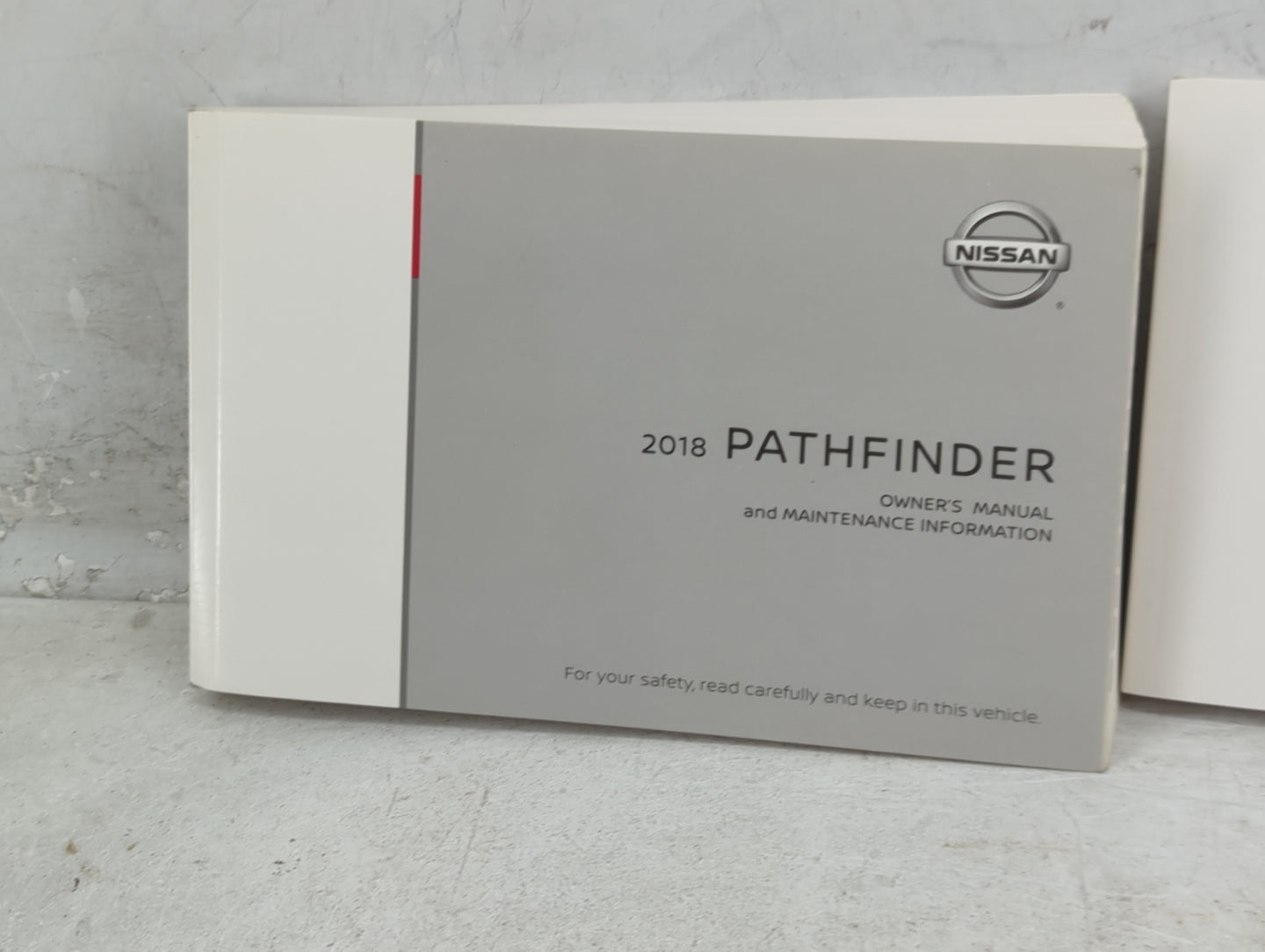 2018 Nissan Pathfinder Owners Manual Book Guide P/N:OM18EA 0R52U0 OEM Used Auto Parts - Oemusedautoparts1.com