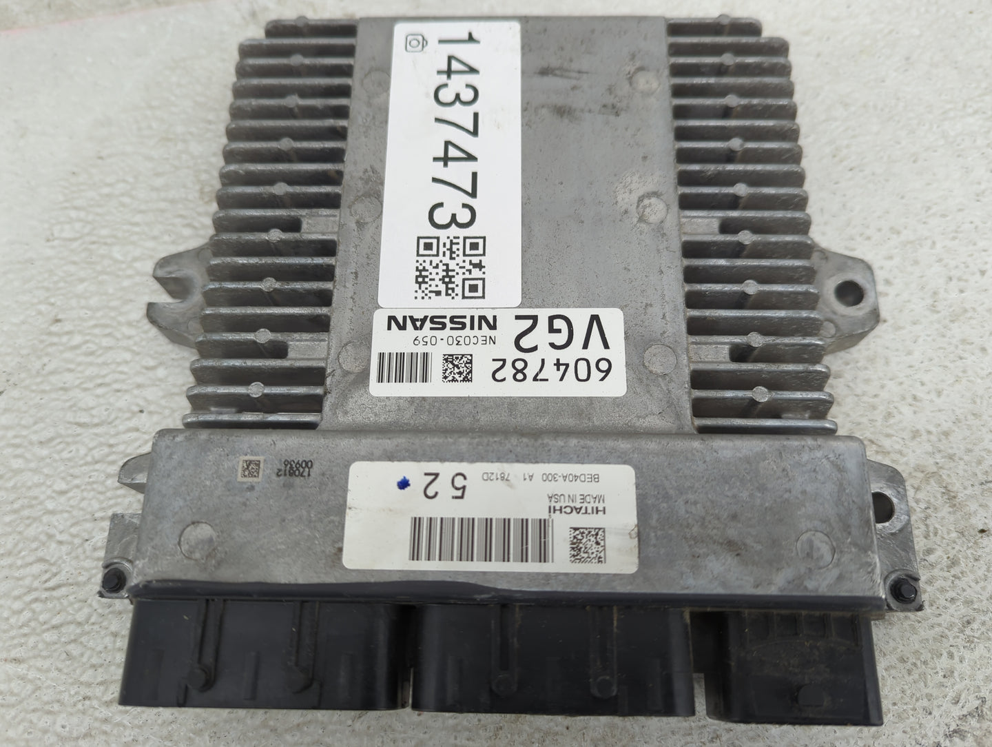 2018 Nissan Pathfinder PCM Engine Control Computer ECU ECM PCU OEM P/N:NEC030-059 BED40A-300 Fits Fits 2019 2020 OEM Used Au