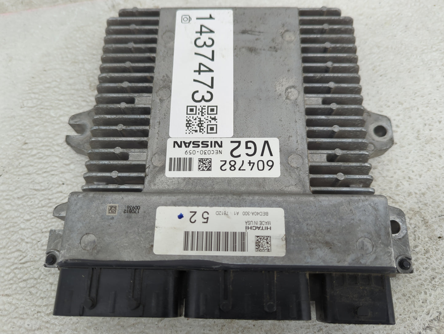 2018 Nissan Pathfinder PCM Engine Control Computer ECU ECM PCU OEM P/N:NEC030-059 BED40A-300 Fits Fits 2019 2020 OEM Used Au