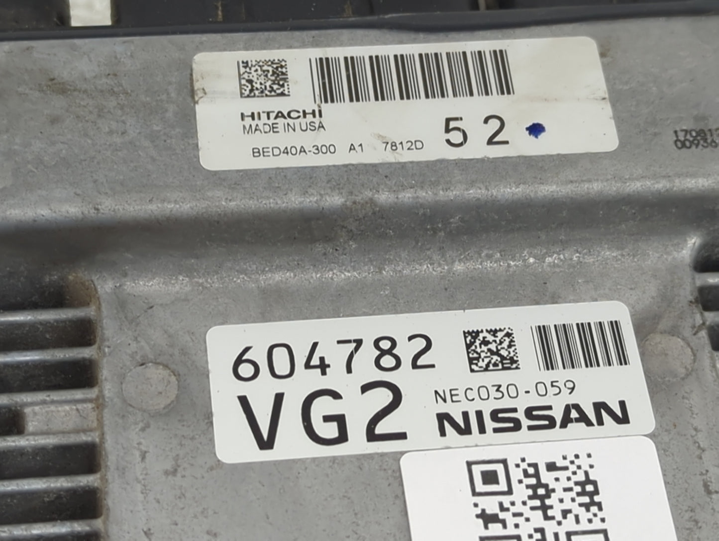 2018 Nissan Pathfinder PCM Engine Control Computer ECU ECM PCU OEM P/N:NEC030-059 BED40A-300 Fits Fits 2019 2020 OEM Used Au