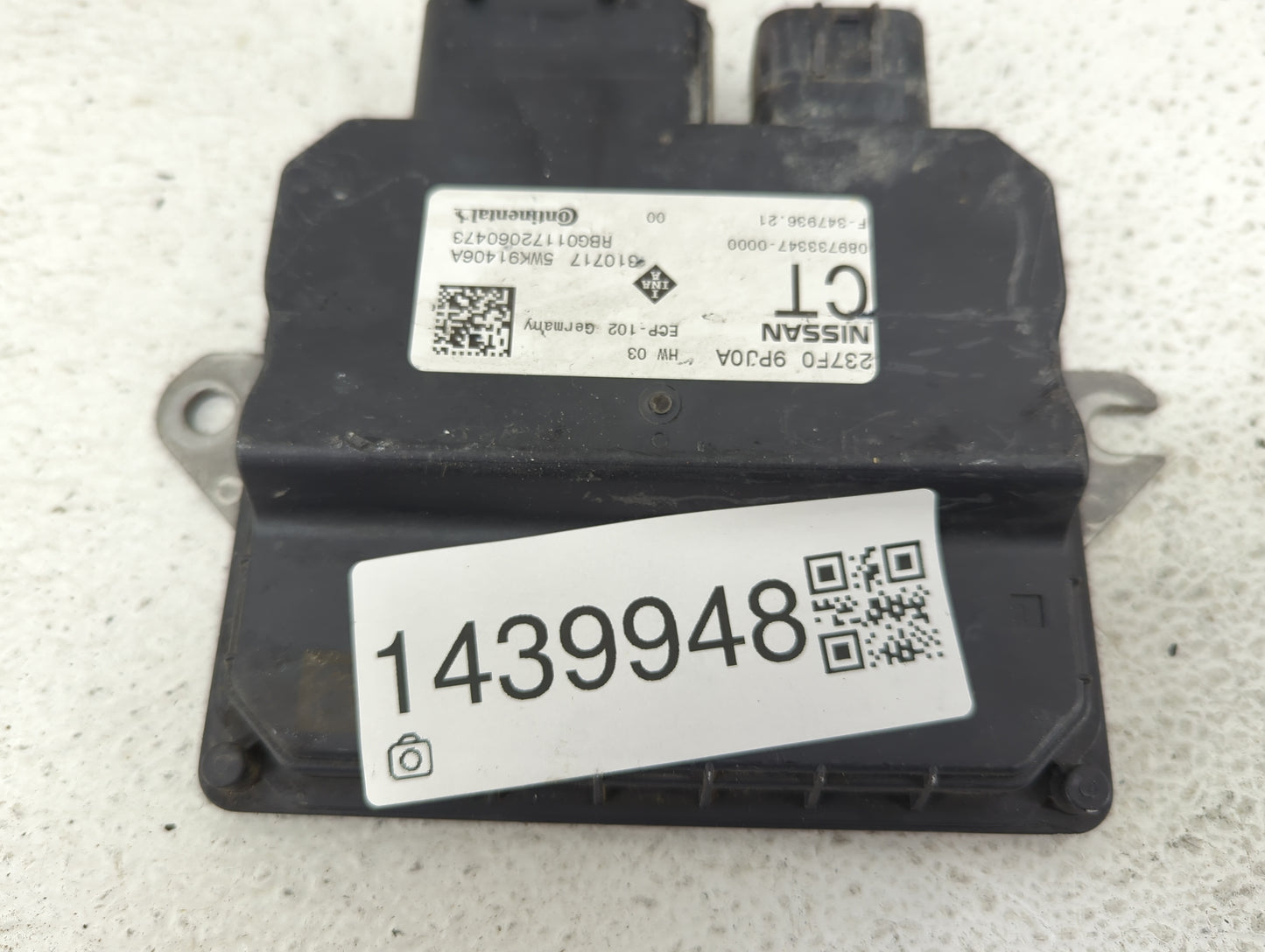 2018 Nissan Pathfinder PCM Engine Control Computer ECU ECM PCU OEM P/N:237F09PJ0A 5WK91406A Fits Fits 2019 2020 OEM Used Aut