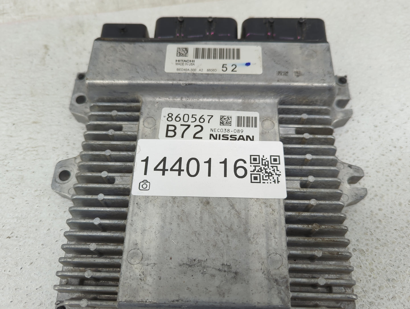 2018 Nissan Pathfinder PCM Engine Control Computer ECU ECM PCU OEM P/N:BED40A-300 NEC038-089 Fits Fits 2019 2020 OEM Used Au