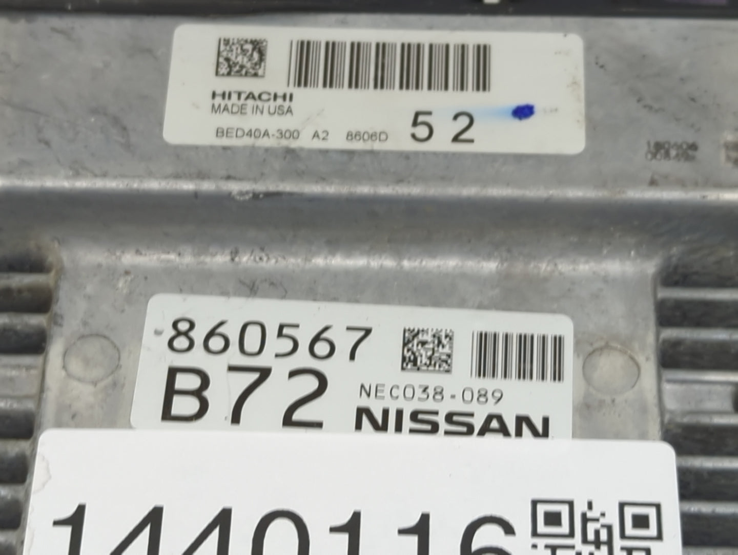 2018 Nissan Pathfinder PCM Engine Control Computer ECU ECM PCU OEM P/N:BED40A-300 NEC038-089 Fits Fits 2019 2020 OEM Used Au